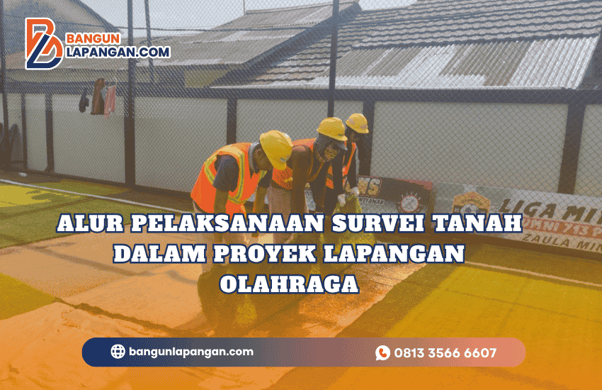Alur Pelaksanaan Survei Tanah dalam Proyek Lapangan Olahraga