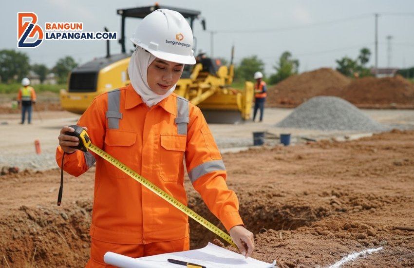 Bagaimana Cara Menghitung Volume Pekerjaan untuk Pondasi dan Permukaan Lapangan?