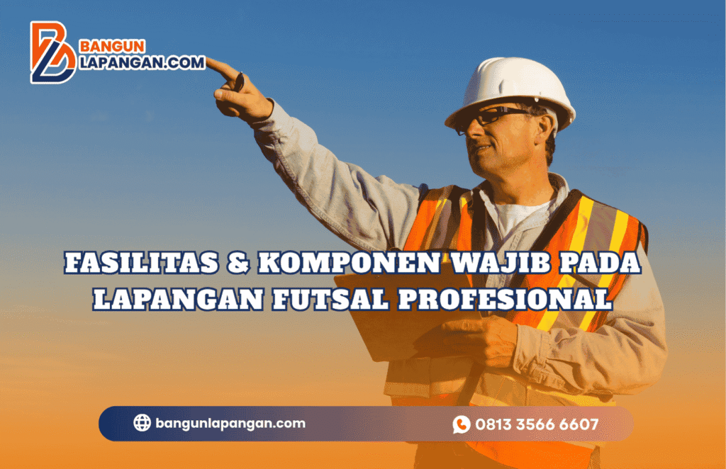 Fasilitas & Komponen Wajib pada Lapangan Futsal Profesional