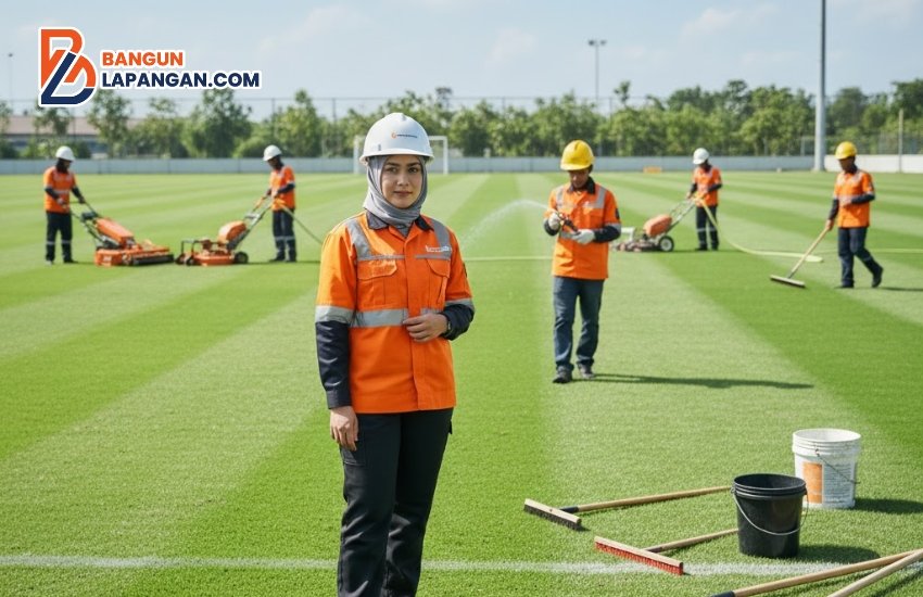 Maintenance Lapangan Olahraga, Perawatan Lapangan Futsal, Panduan Jaga Lapangan, Tips Lapangan Olahraga, Perawatan Rumput Sintetis, Jasa Maintenance Lapangan, Lapangan Awet Terawat, Kualitas Lapangan Terjaga, Perbaikan Lapangan Olahraga, Program Maintenance Lapangan
