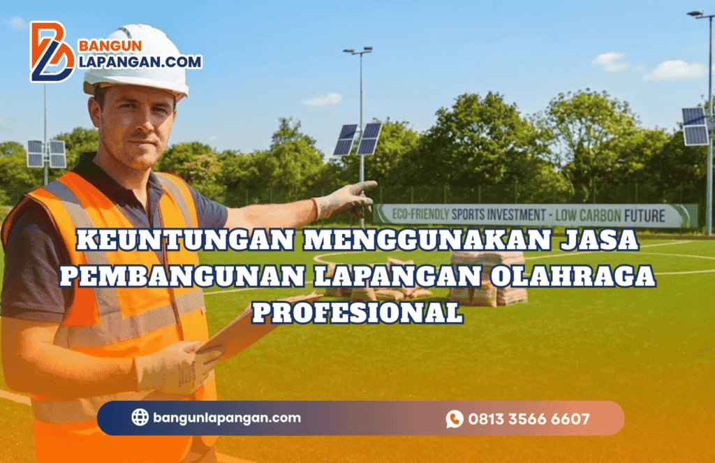 Keuntungan Menggunakan Jasa Pembangunan Lapangan Olahraga Profesional