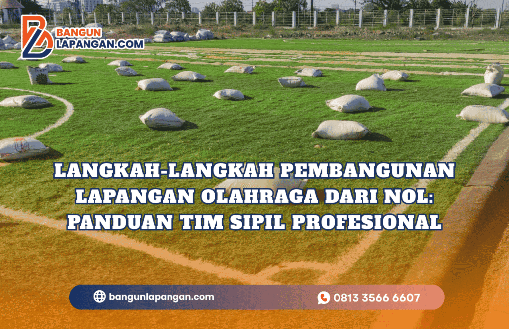 Langkah-Langkah Pembangunan Lapangan Olahraga dari Nol Panduan Tim Sipil Profesional