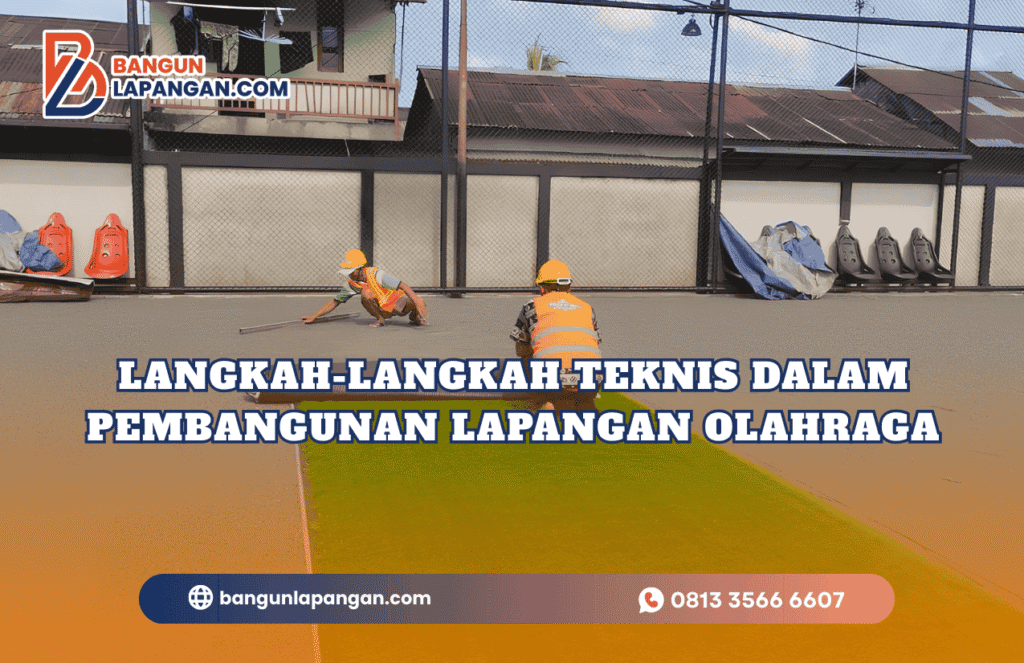 Langkah-Langkah Teknis dalam Pembangunan Lapangan Olahraga