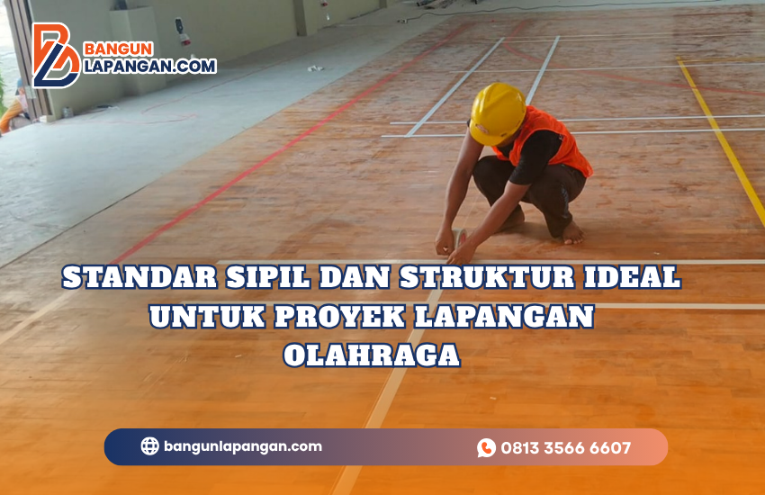 Standar Sipil dan Struktur Ideal untuk Proyek Lapangan Olahraga