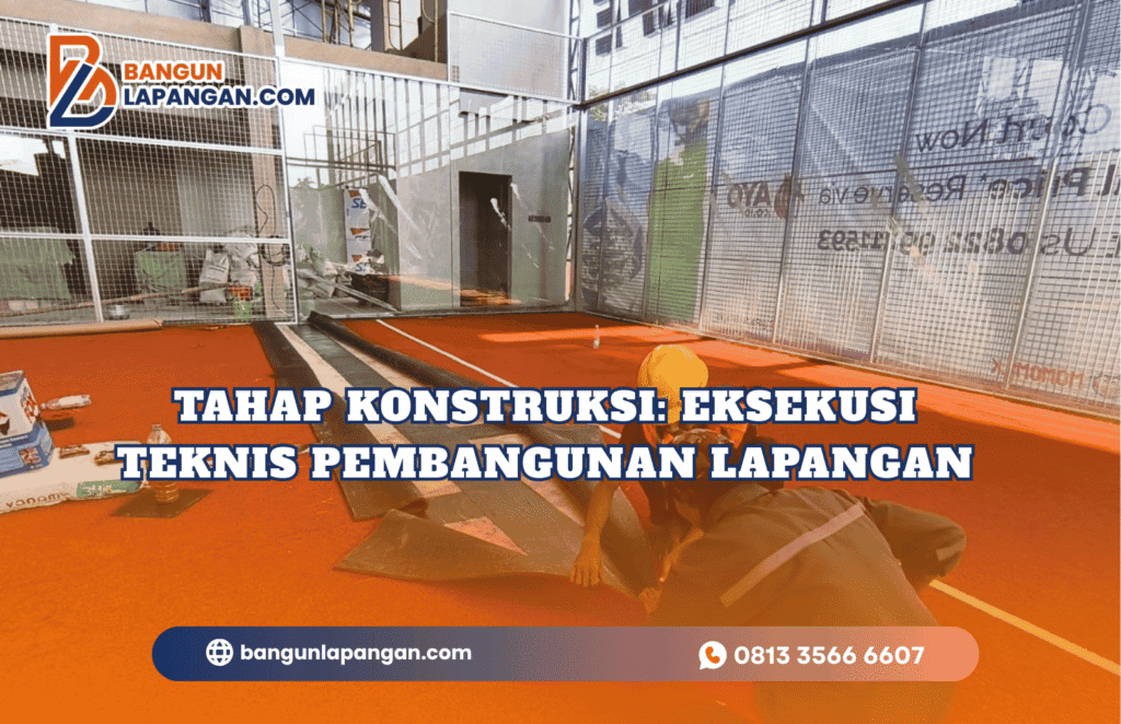 Tahap Konstruksi Eksekusi Teknis Pembangunan Lapangan