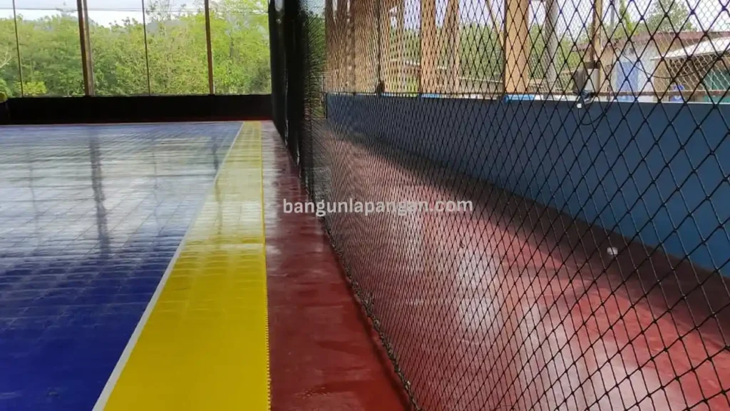 Jaring dan Sistem Pelindung Lapangan Futsal
