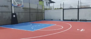 Lantai lapangan basket indoor dan outdoor