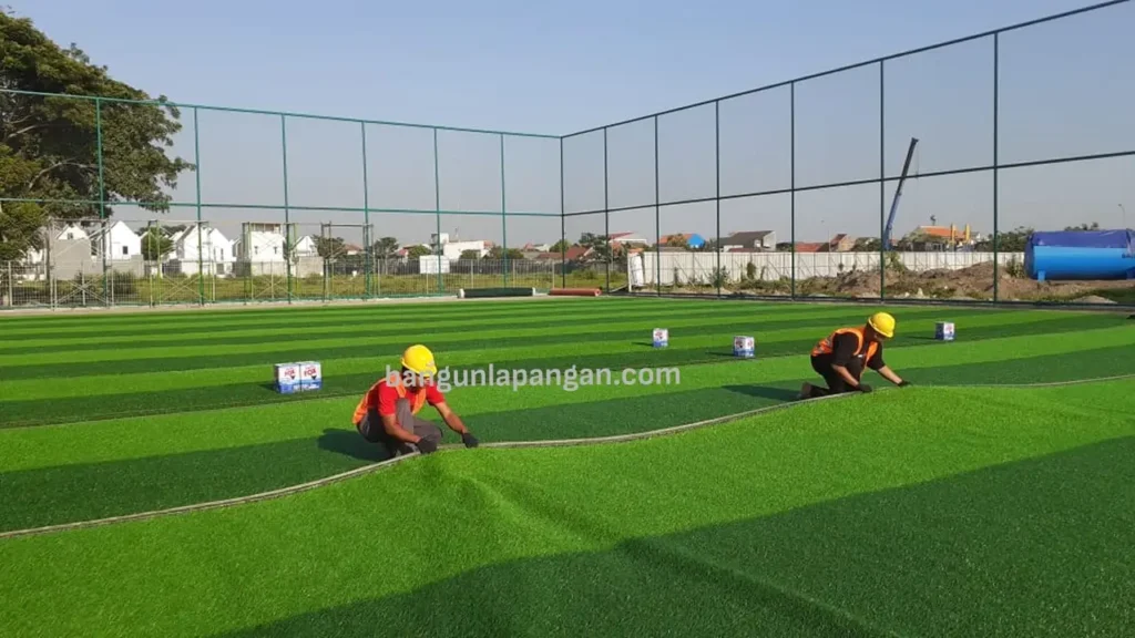 Permukaan lapangan mini soccer